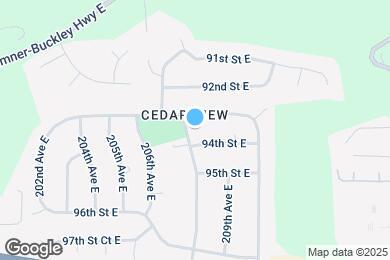 Map image of the property - 9306 208th Ave E