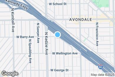 Map image of the property - 3057 N Troy St