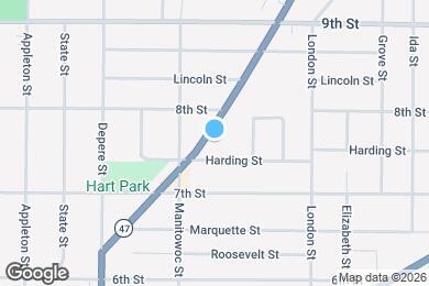 Map image of the property - 741 Appleton Rd