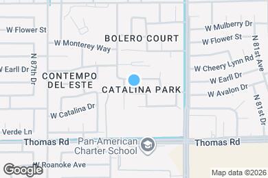 Map image of the property - 8418 W Pinchot Ave