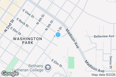 Map image of the property - 725 N 6th St