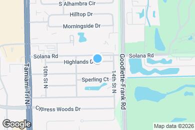 Map image of the property - 1312 Highlands Dr