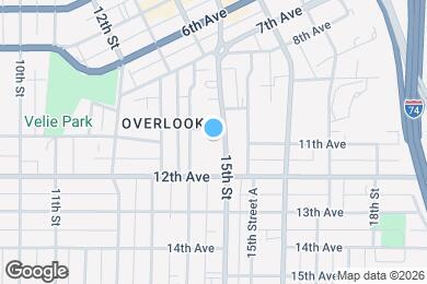 Map image of the property - 1111 15th St