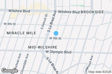 Map image of the property - 854 S Sycamore Ave