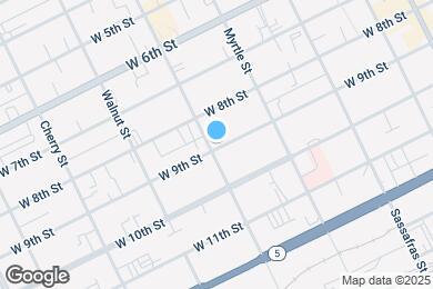Map image of the property - 358 W 9th St