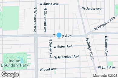 Map image of the property - 2221 W Touhy Ave