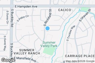 Map image of the property - 17336 E Kenyon Dr