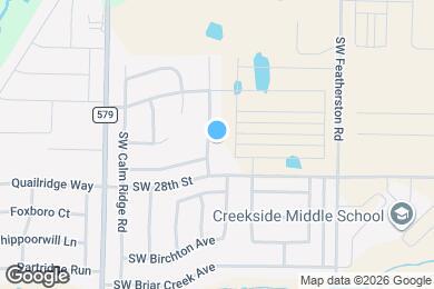 Map image of the property - 2705 SW Glenn Ridge Rd