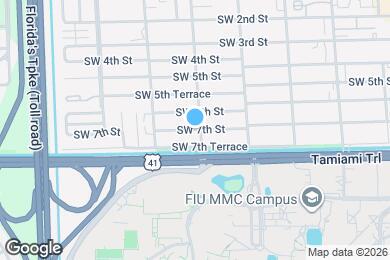 Map image of the property - 11304 SW 7th St