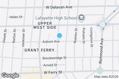 Map image of the property - 348 Auburn Ave