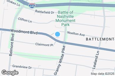 Map image of the property - 1410 Woodmont Blvd