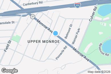 Map image of the property - 1051 Monroe Ave