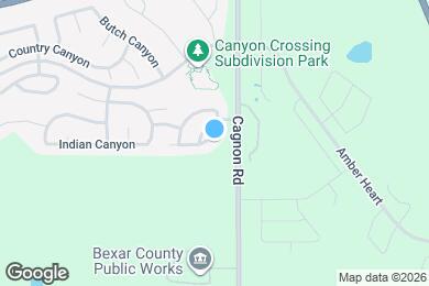 Map image of the property - 10930 Moonlit Canyon