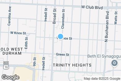 Map image of the property - 927 Clarendon St
