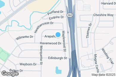 Map image of the property - 2506 Arapaho Dr