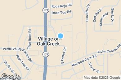 Map image of the property - 155 S Canyon Diablo Rd