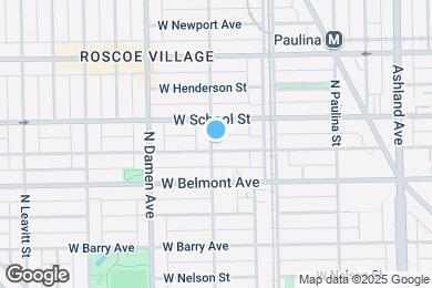 Map image of the property - 1846 W Melrose St