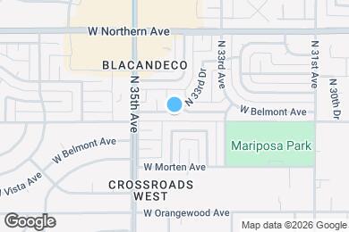 Map image of the property - 3401 W Belmont Ave