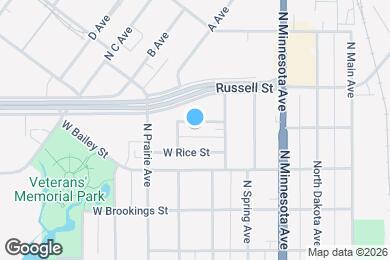 Map image of the property - 615 W Bennett St