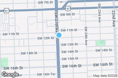 Map image of the property - 1201 SW 27th Ave
