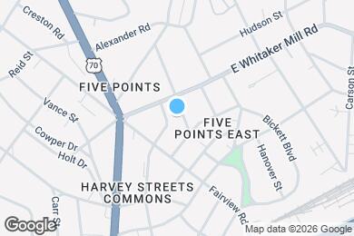 Map image of the property - 1807 Sunset Dr