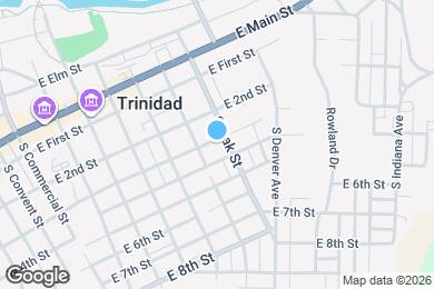 Map image of the property - 401 S Oak St