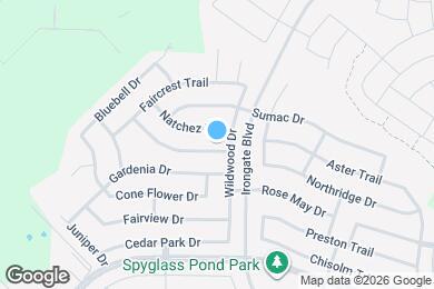Map image of the property - 2005 Brook Meadow Dr