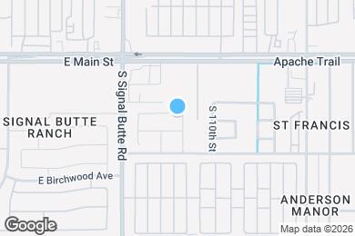 Map image of the property - 10907 E Arcadia Ave
