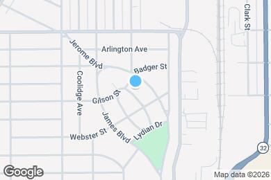 Map image of the property - 2515 E Crescent St