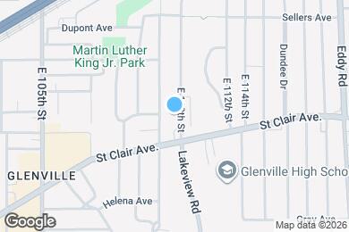Map image of the property - 582 E 110th St