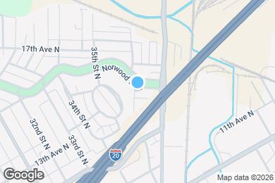 Map image of the property - 3601 Norwood Blvd