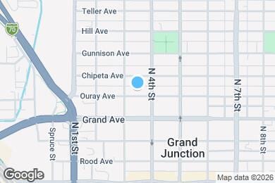 Map image of the property - 330 Ouray Ave