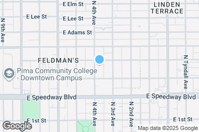 Map image of the property - 1234 N 4th Ave