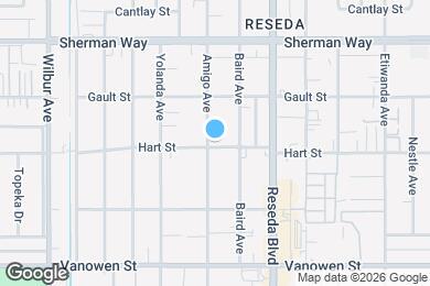 Map image of the property - 18561 Hart St