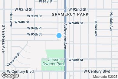 Map image of the property - 9520 S Manhattan Pl