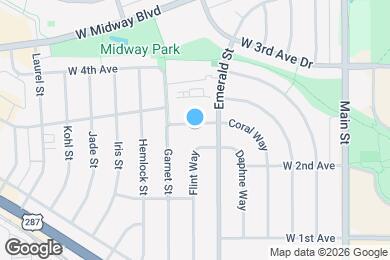 Map image of the property - 690 W Elmhurst Pl