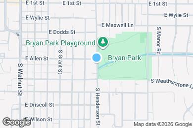 Map image of the property - 1004 S Henderson St