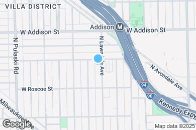 Map image of the property - 3450 N Lawndale Ave