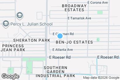 Map image of the property - 2444 E Mobile Ln