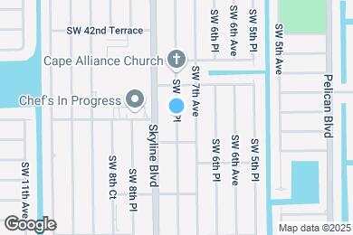 Map image of the property - 4414 SW 7th Pl