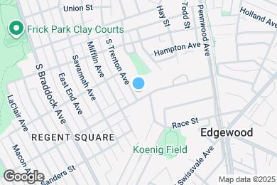 Map image of the property - 1043 S Trenton Ave