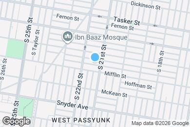 Map image of the property - 2115 Sigel St