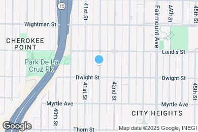 Map image of the property - 3646 Marlborough Ave
