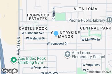 Map image of the property - 9922 N 88th Ave