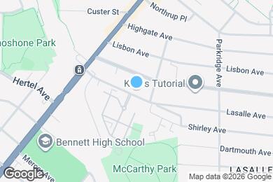 Map image of the property - 92 Lasalle Ave