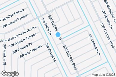 Map image of the property - 914 SW Del Rio Blvd