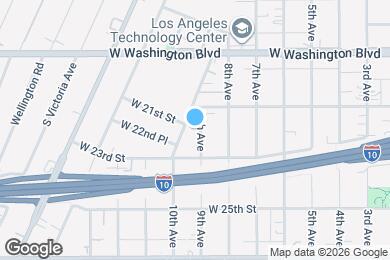 Map image of the property - 2129 9th Ave