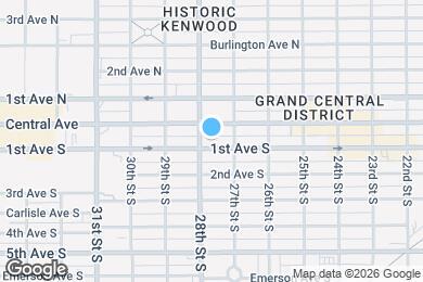 Map image of the property - 2745 1st Ave S
