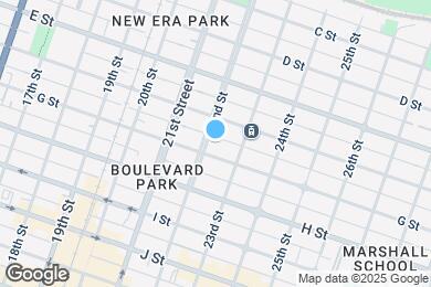 Map image of the property - 623 22nd St