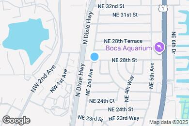 Map image of the property - 2798 NE 2nd Ave